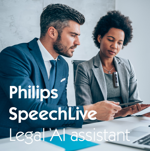 Philips SpeechLive Legal AI-assistant
