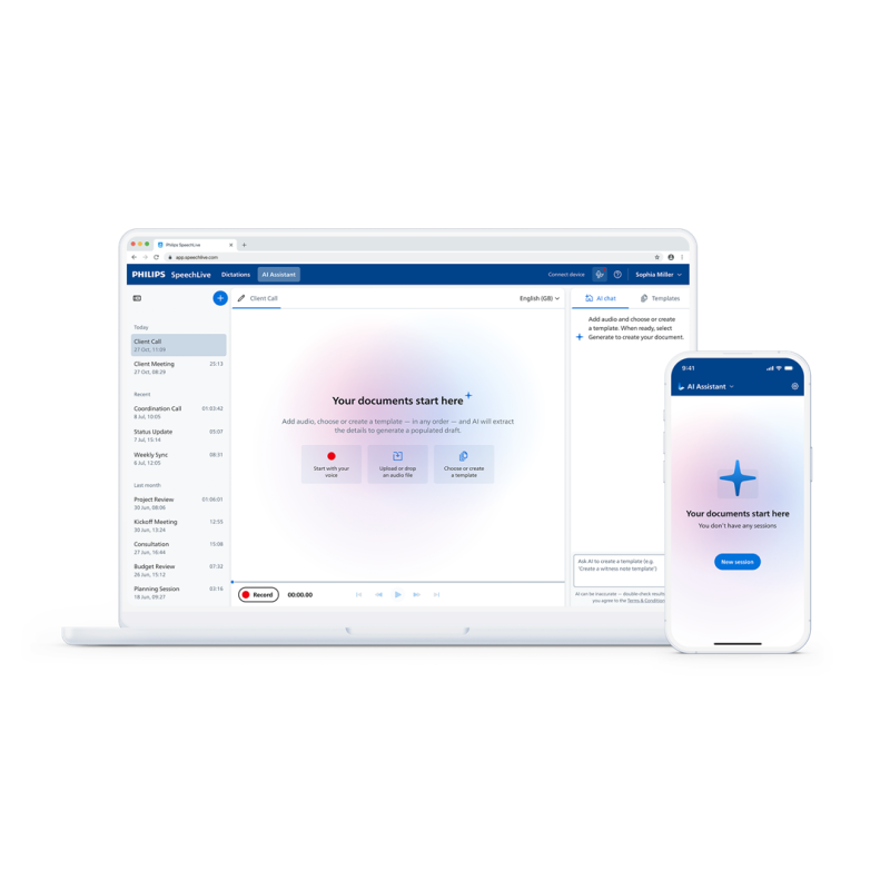 Philips SpeechLive Professional AI Assistant add-on package, 12 months
